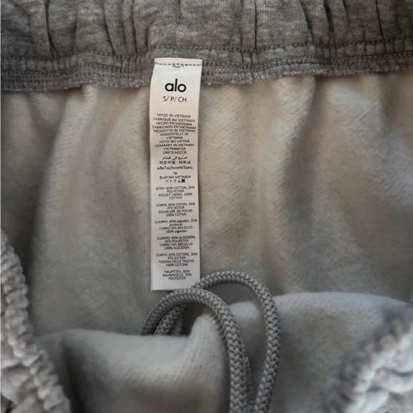 ALO Accolade Straight Leg Sweatpant, Men’s Small NEW, Athletic Heather Grey - Picture 4 of 6